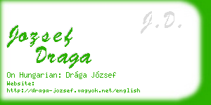 jozsef draga business card